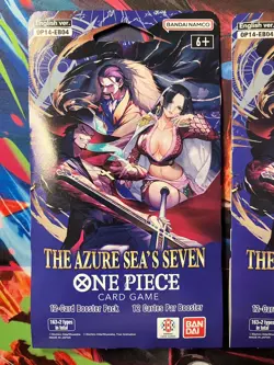 One Piece Illustration Box Vol. 6 & OP-14 Sleeved Booster Packs (1 Box, 4 Packs) - Image 5