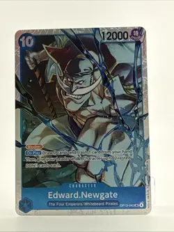 Edward.Newgate SR OP13-042 Carrying On His Will Foil One Piece TCG - Image 1
