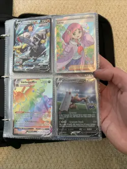 Pokemon Card Binder Full Arts, VMAX, V, EX, Rare Card Collection - Image 1