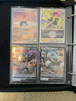 Pokemon Card Binder Full Arts, VMAX, V, EX, Rare Card Collection - Image 2