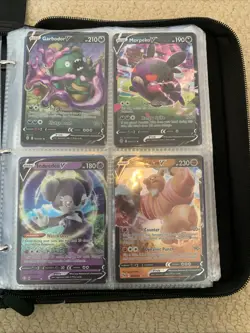 Pokemon Card Binder Full Arts, VMAX, V, EX, Rare Card Collection - Image 3