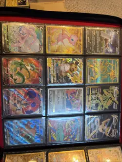 Huge Pokemon Card Collection Binder 12 Slot Cards EX GX Holo Vintage Alt Arts - Image 2