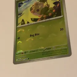Sewaddle (Master Ball Pattern) 001/086 Sv: White Flare Holo Pokemon - Image 2