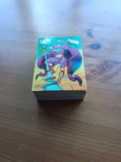 Spider-man Fleer Ultra 1995. Lot of 51 different Gold Foil Signature Cards - Image 1