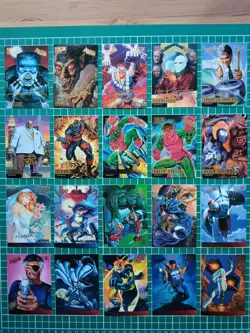 Spider-man Fleer Ultra 1995. Lot of 51 different Gold Foil Signature Cards - Image 4