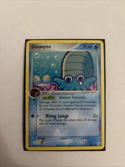 Pokemon TCG Omanyte Legend Maker Card 60/92 Regular Common - Image 1