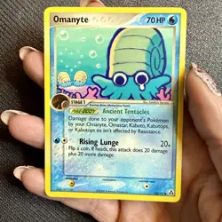 Pokemon Card TCG - Ruby & Sapphire - Ex Legend Maker - Omanyte - 60/92 - Image 1