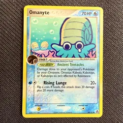 Pokemon Card TCG - Ruby & Sapphire - Ex Legend Maker - Omanyte - 60/92 - Image 2