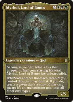 1x Myrkul, Lord of Bones - Foil Etc NM Eng MTG - Commander Legends Baldur's Gate - Image 1