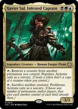 Xavier Sal, Infested Captain [The Lost Caverns of Ixalan Commander] Magic MTG - Image 1