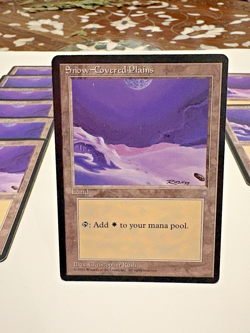 Magic: The Gathering [Ice Age] Snow-Covered Plains x16 Land Cards 1995 - Image 3