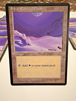 Magic: The Gathering [Ice Age] Snow-Covered Plains x16 Land Cards 1995 - Image 4
