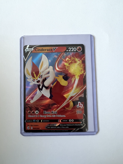 Pokemon Cinderace V - (#60 Cinderace Stamped) 043/264 Battle Academy 2022 Holo - Image 1