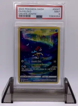 2023 Pokemon SWSH FA/Keldeo #GG07 Crown Zenith PSA 9 - Image 1