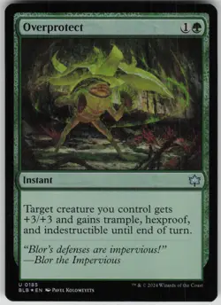 MTG TCG Overprotect U Bloomburrow 185 - Image 1