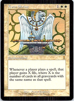 Aven Shrine Magic The Gathering Odyssey Near Mint - Image 1