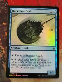 MTG Card: Horseshoe Crab (Masters 25) FOIL - Image 1