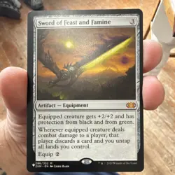 Wizards of the Coast Magic Sword of Feast and Famine Mythic Artifact Double Mas… - Image 1