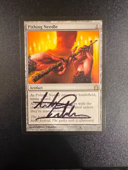 Pithing Needle Return to Ravnica Anthony Palumbo Signature Set of 3 - Image 2