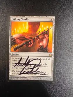 Pithing Needle Return to Ravnica Anthony Palumbo Signature Set of 3 - Image 4