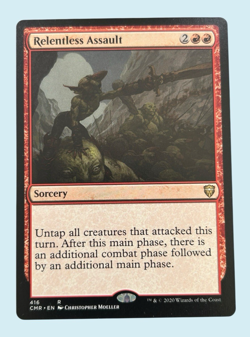 Relentless Assault, Commander Legends, NM Near Mint, Magic the Gathering MTG - Image 1
