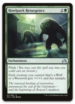 Howlpack Resurgence #211 (NM) Shadows over Innistrad SOI Magic MTG - Image 1