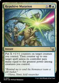 REPULSIVE MUTATION x4 mtg NM-M Murders at Karlov Manor 4 Unc - Image 1