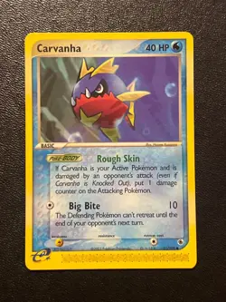 Carvanha 51/109 Ruby & Sapphire Pokemon EXC BUY 2 CARDS GET 1 FREE!! - Image 1