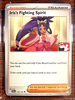 Iris's Fighting Spirit Uncommon #149|CGC NM/MINT 8|Prize Pack Series 7|Pokemon - Image 2