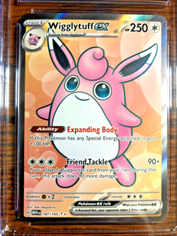 Wigglytuff EX Ultra Rare #187|CGC NM/MINT 8|Scarlet & Violet 151|Pokemon TCG - Image 2