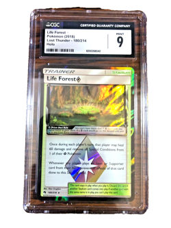 Life Forest Prism Star Holo #180 - CGC MINT 9 - 2018 Lost Thunder - Pokemon TCG - Image 1