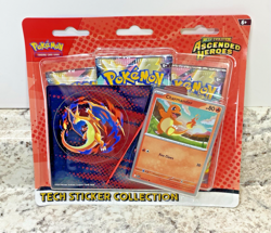 Pokemon Ascended Heroes Tech Sticker Collection Set of 2 Gastly Charmander NEW - Image 5