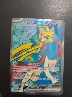 Hop’s Zacian EX 176/159 Ultra Rare Full Art Pokemon Journey Together - NM - Image 1