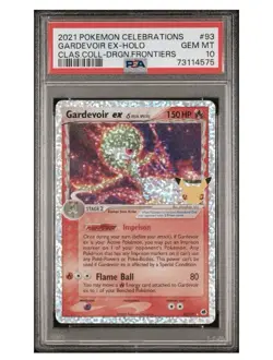 2021 Pokemon TCG Celebrations Gardevoir PSA 10 EX Holo Classic Collection - Image 1