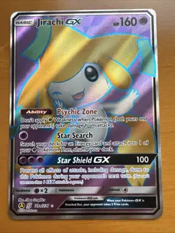 Pokemon Jirachi GX 79a/236 Full Art Promo Card - Near Mint - Image 1