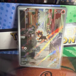 Pokemon Litleo Me01: Mega Evolution Full Art Holo 139/132 70 HP EN - Image 1
