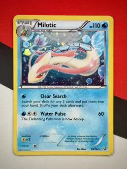 Milotic Holo Rare 28/124 Dragons Exalted 2012 Pokemon LP - Image 1