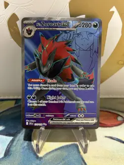 N's Zoroark ex 175/159 Ultra Rare Full Art - Pokemon SV09 Journey Together - Image 1