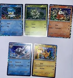 Pokemon McDonald’s 2023 Lot of All 5 Holo Cards Includes Pikachu See Pics NM #1 - Image 1