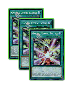 Yugioh! Gagaga Utopic Tactics DUAD-EN052 (Super Rare) 1st Ed 3x - Image 1