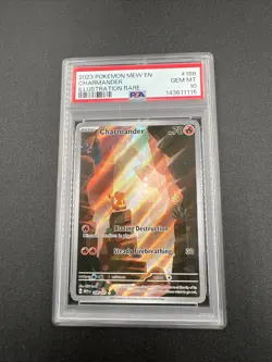 Pokemon 2023 Charmander 168/165 IR Scarlet & Violet 151 GEM MINT PSA 10 - Image 1