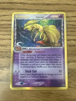 Pokemon Ninetales EX Dragon Frontiers Holo Rare Card 7/101 Psychic Beast 2006 - Image 1