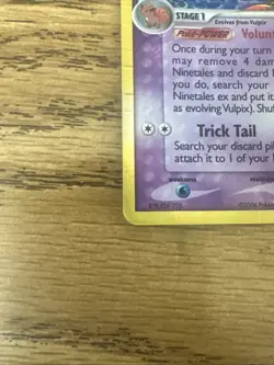 Pokemon Ninetales EX Dragon Frontiers Holo Rare Card 7/101 Psychic Beast 2006 - Image 5