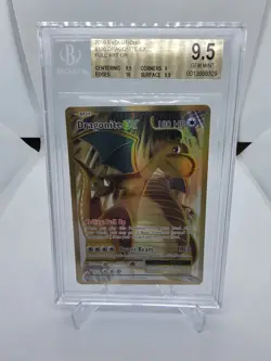 Pokemon Dragonite EX Full Art 106/108 Evolutions Ultra Rare Holo BGS 9.5 - Image 1