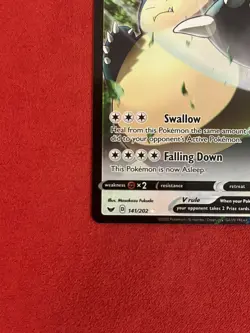 The Pokemon Company Snorlax V Full Art Ultra Rare Holo 141/202 220 HP - Image 4