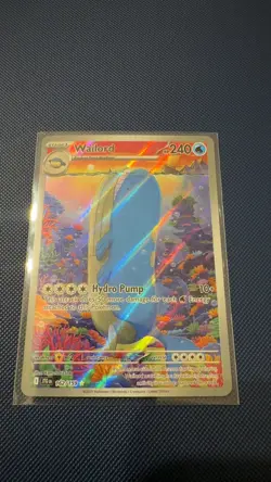 Wailord Illustration Rare SV09: Journey Together 162/159 NM Holofoil Pokemon - Image 1