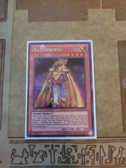 YUGIOH RA'S DISCIPLE DRLG-EN024 SECRET UNLIMITED ED NM - Image 1