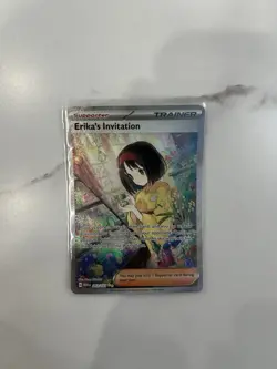 Pokemon TCG Erika’s Invitation #203/165 MINTY CONDITION - Image 1