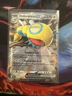 Pokemon TCG Dundunsparce EX Double Rare Holo Card 121/159 Journey Together NM - Image 1
