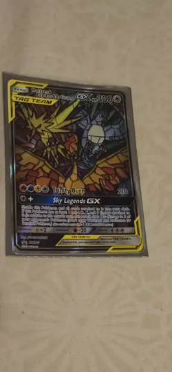 Moltres Zapdos Articuno GX Hidden Fates Pokemon Black Star Promo SM210 - SEALED - Image 1